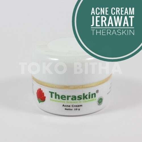 THERASKIN ACNE CREAM UNTUK MENYEMBUHKAN JERAWAT RINGAN HINGGA SEDANG AMAN EFEKTIF DAN SUDAH BPOM