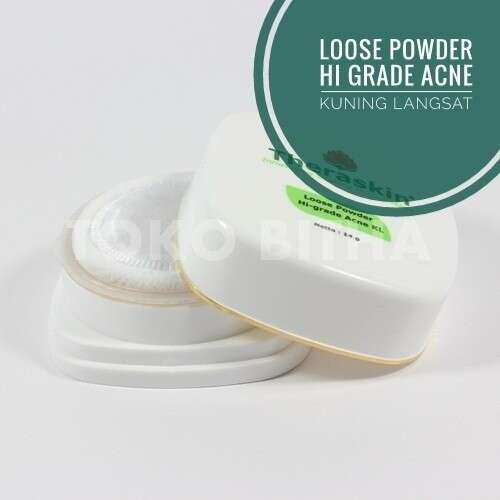 THERASKIN LOOSE POWDER HI GRADE ACNE BEDAK TABUR JERAWAT HI GRADE
