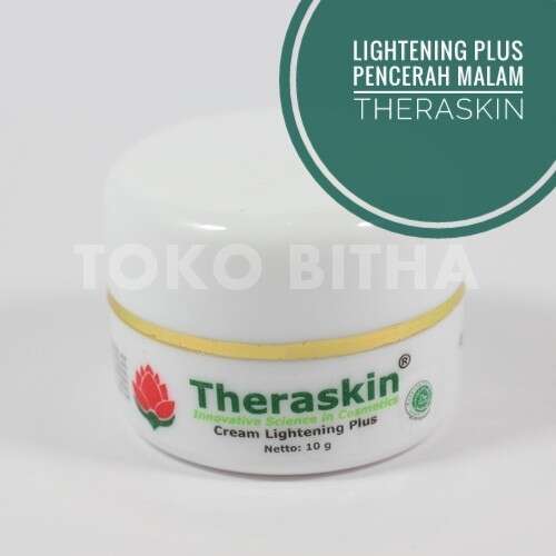 THERASKIN LIGHTENING PLUS CREAM PENCERAH MALAM DENGAN KOJIC ACID