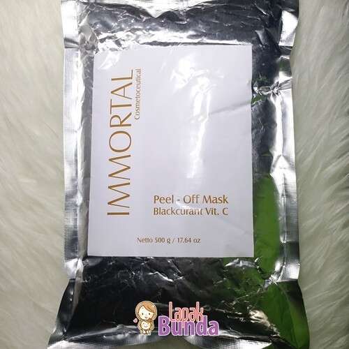 IMMORTAL MASKER PEEL OFF BLACKCURANT VIT C 500 GR