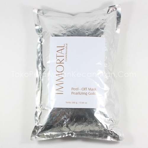 MASKER PEEL OFF PEARLIZING GOLD 500 GR