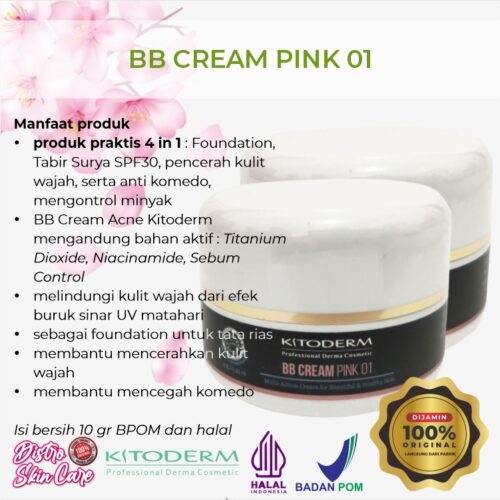 KITODERM BB CREAM PINK 01
