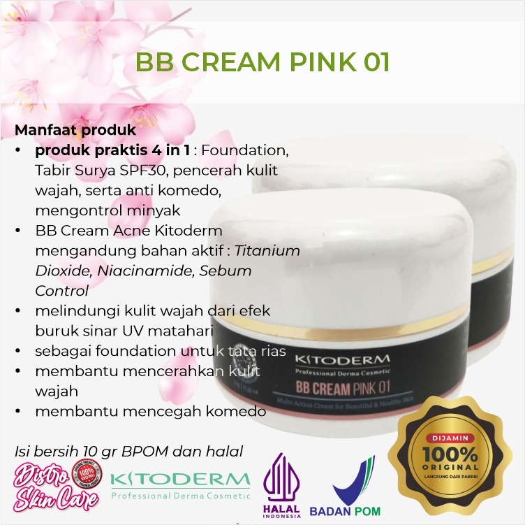 KITODERM BB CREAM PINK 01