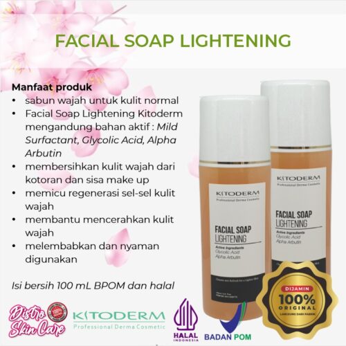 KITODERM FACIAL SOAP LIGHTENING