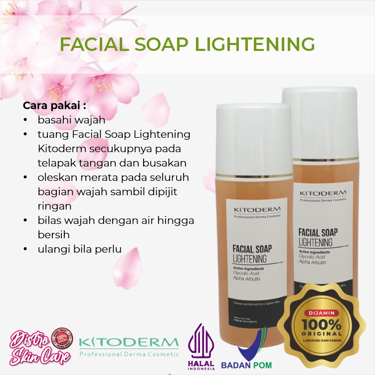 KITODERM FACIAL SOAP LIGHTENING