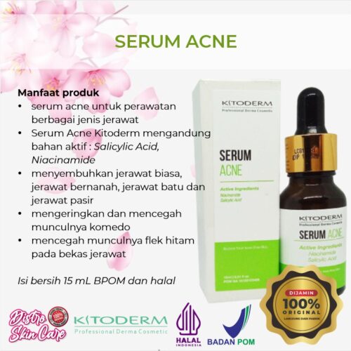 KITODERM SERUM ACNE SERUM JERAWAT