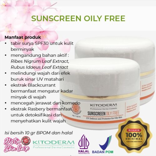 KITODERM SUNSCREEN OIL FREE SPF30