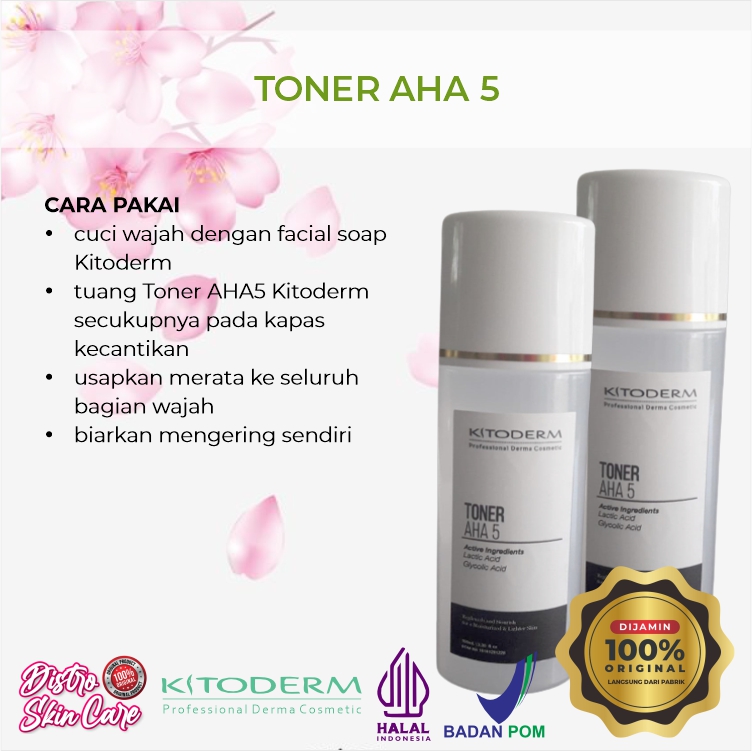 KITODERM TONER AHA 5 3 KITODERM TONER AHA 5